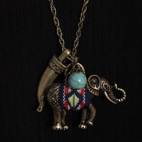 Jewelry - BOHEMIAN ELEPHANT NECKLACE